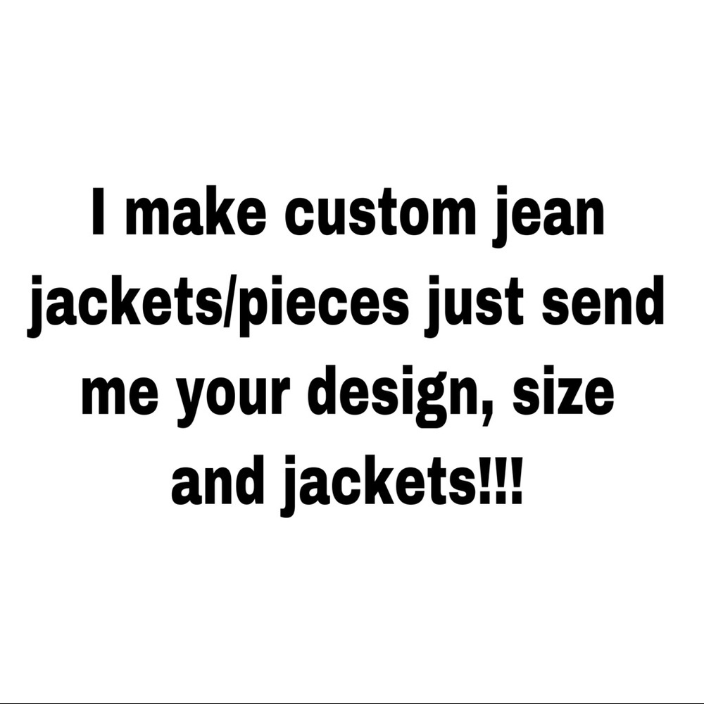 Custom pieces - painting, embroidery and etc